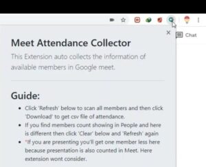 Google Meet Attendance Collector