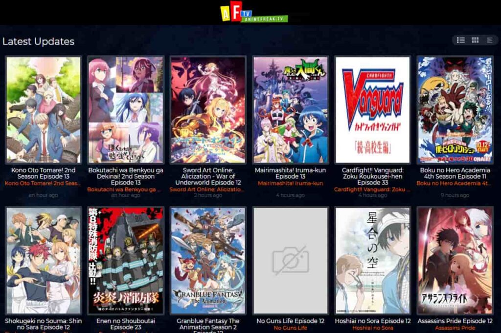 Watch anime online for free