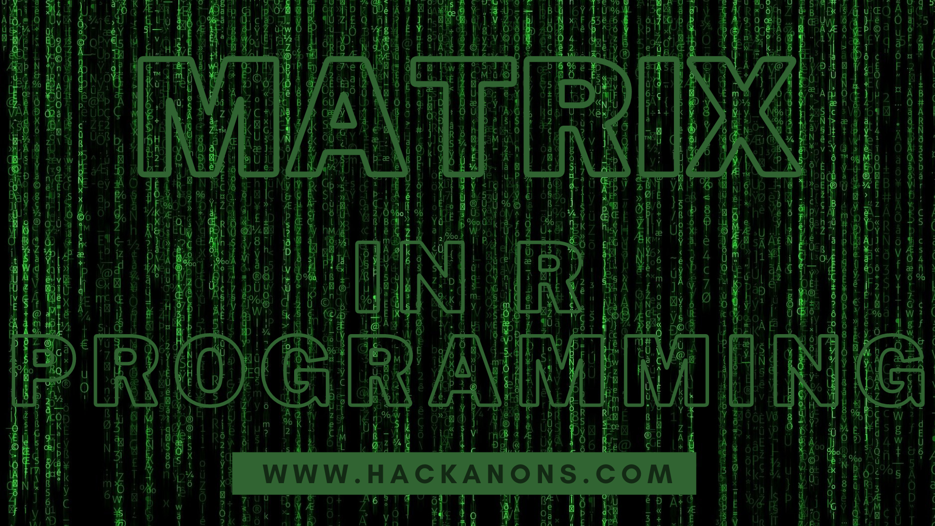 matrix in r