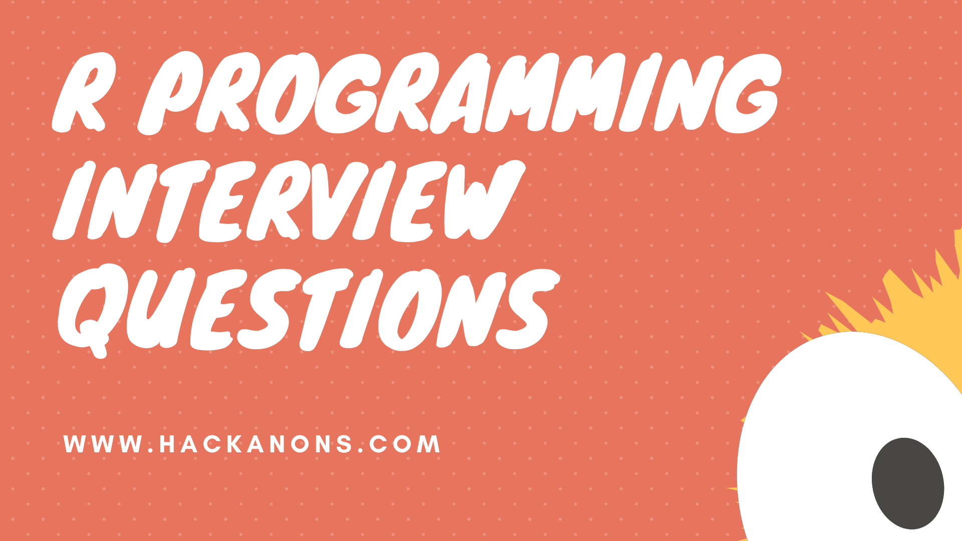 R PROGRAMMING INTERVIEW QUESTIONS