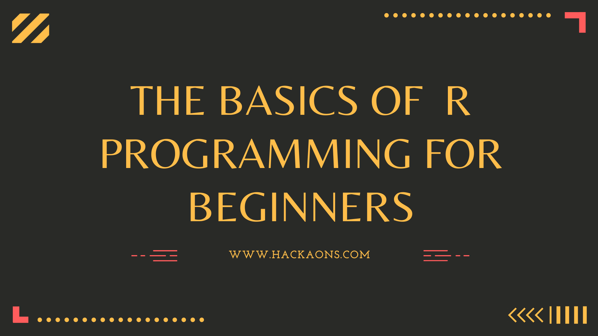 basics of r programming