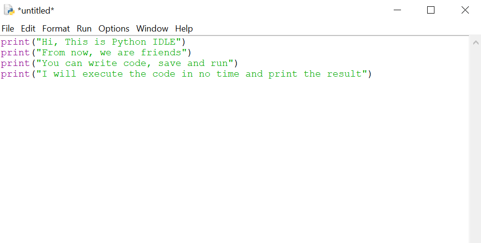 write code 