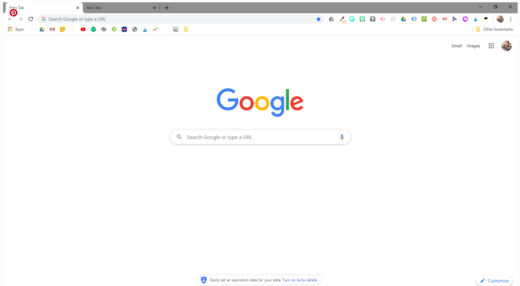 How to customize google homepage