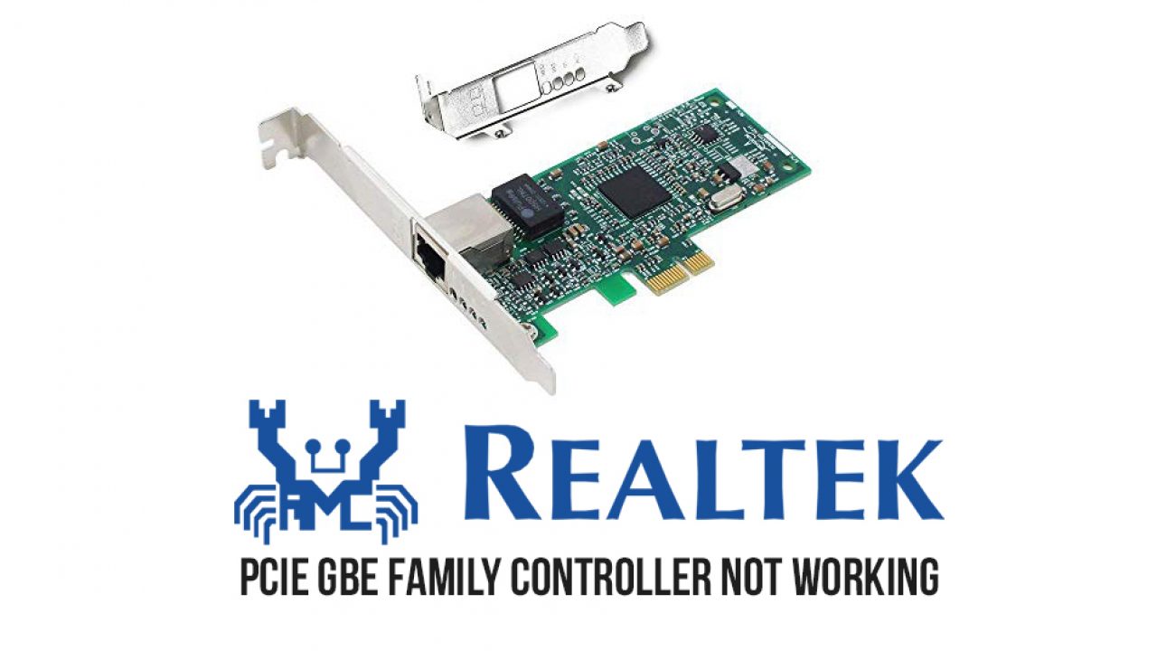 Realtek PCIe GBE family controller is disconnected from the network - Hacka...