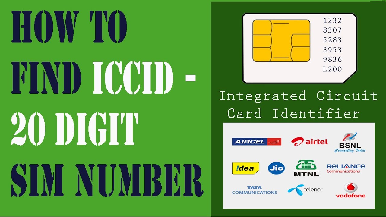 How to find ICCID Number