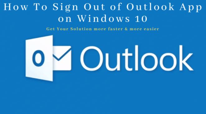 How to Sign Out of Outlook App 