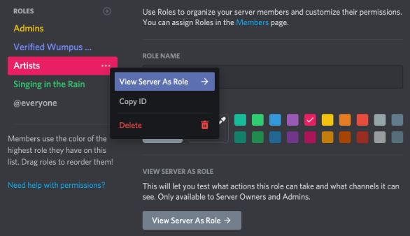 Discord Role Names 