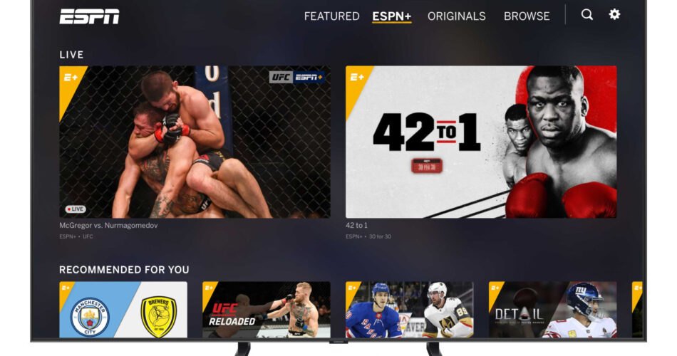 How to get ESPN Plus on Samsung Smart TV