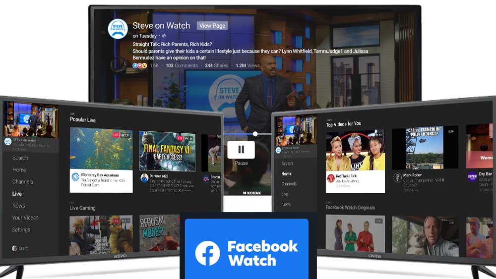 Facebook Watch on Smart TV