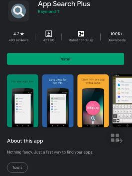 What is App spotlight on Android 