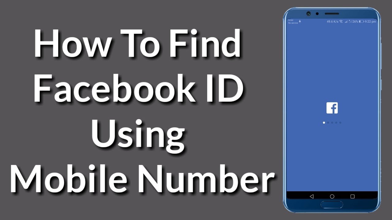 How to find someone Facebook Phone Number