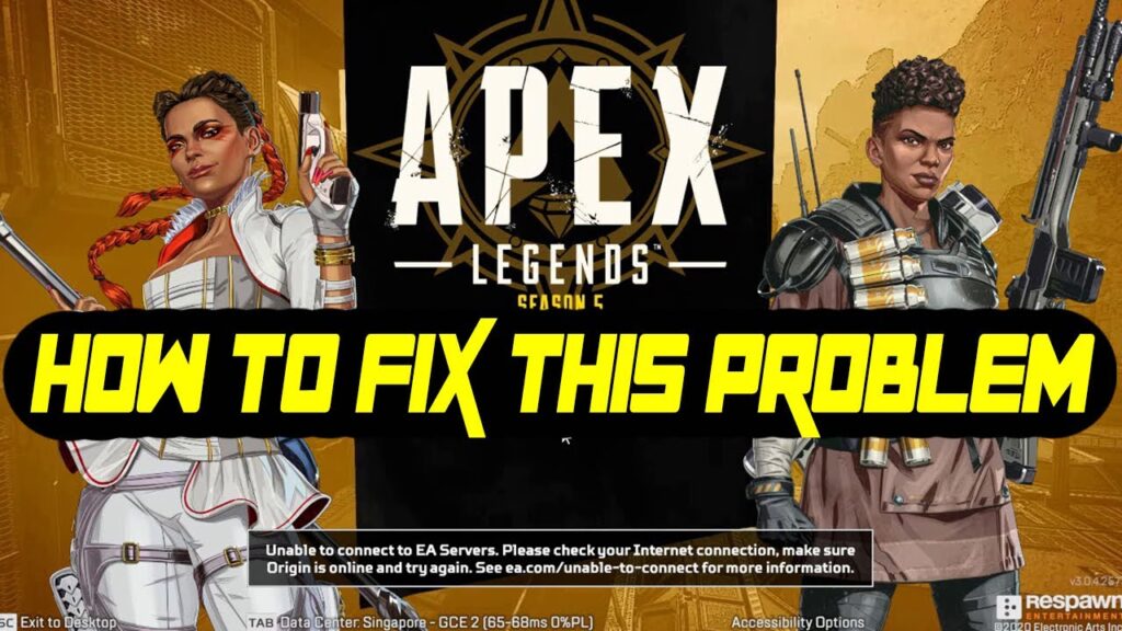 Unable to Connect to EA Servers Apex