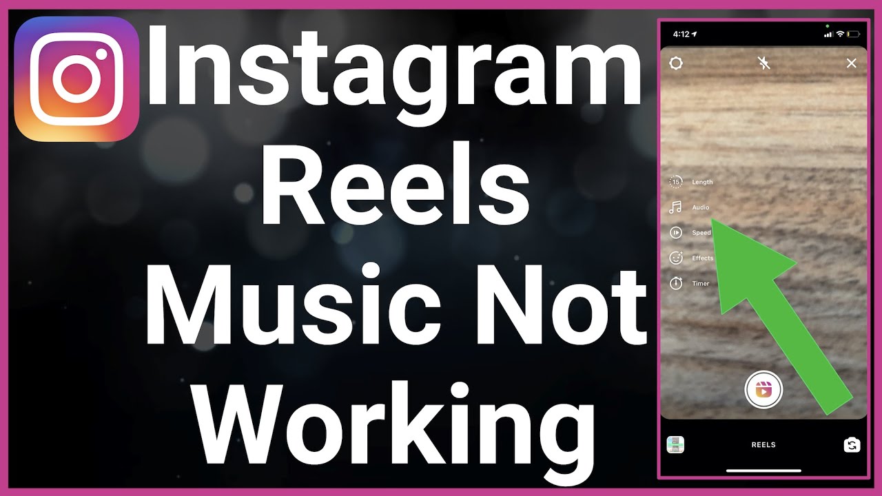 Instagram Reel Music Not Working