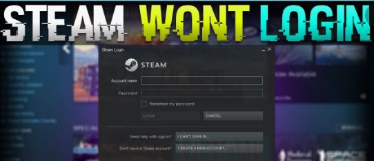 Cant Login into Steam 