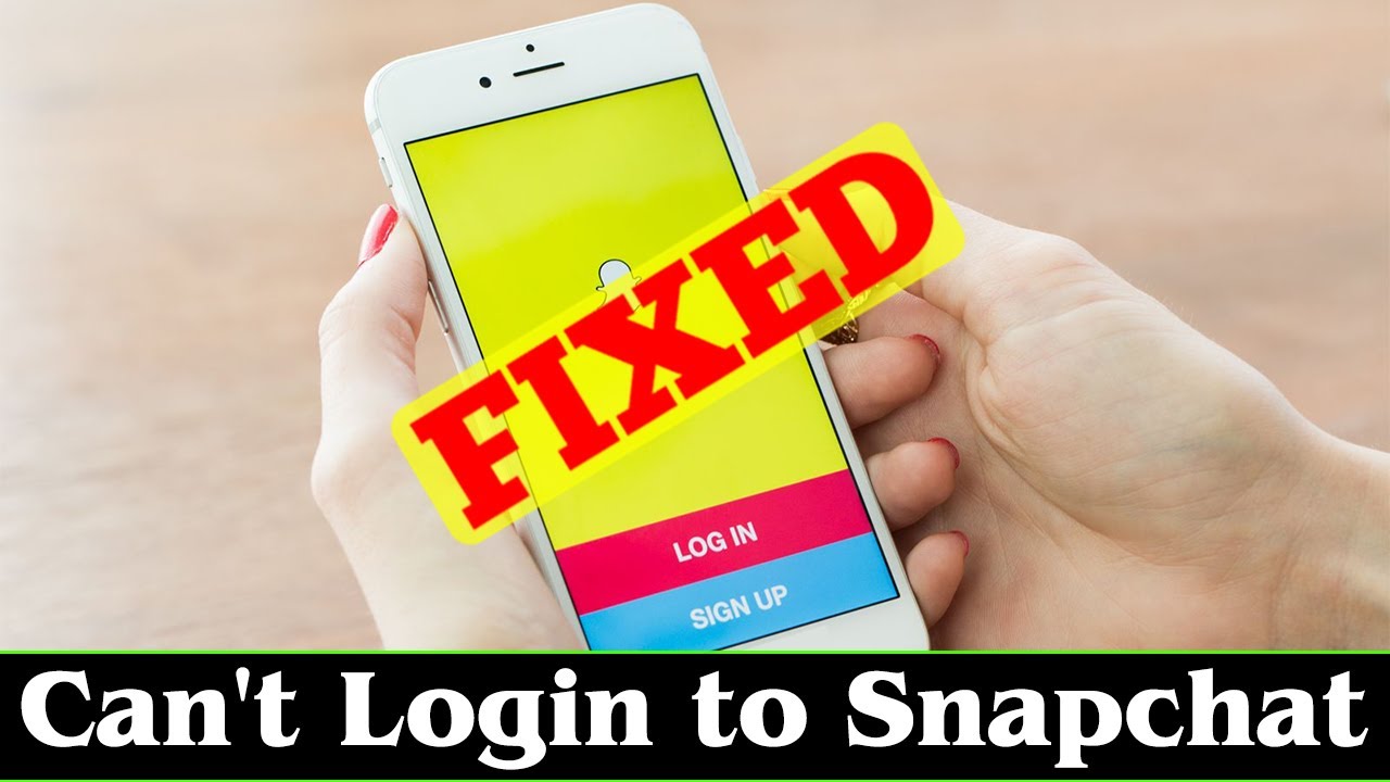 Can't Login to Snapchat