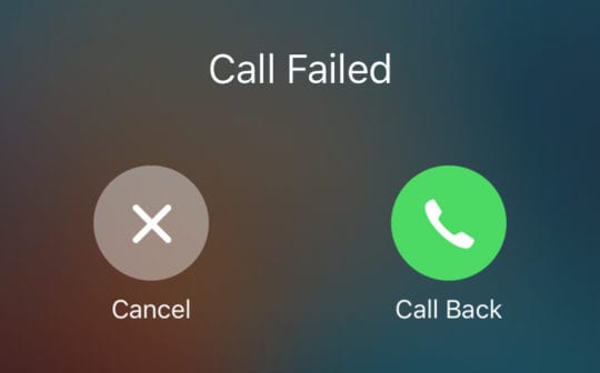 Cancelled Call Meaning iPhone
