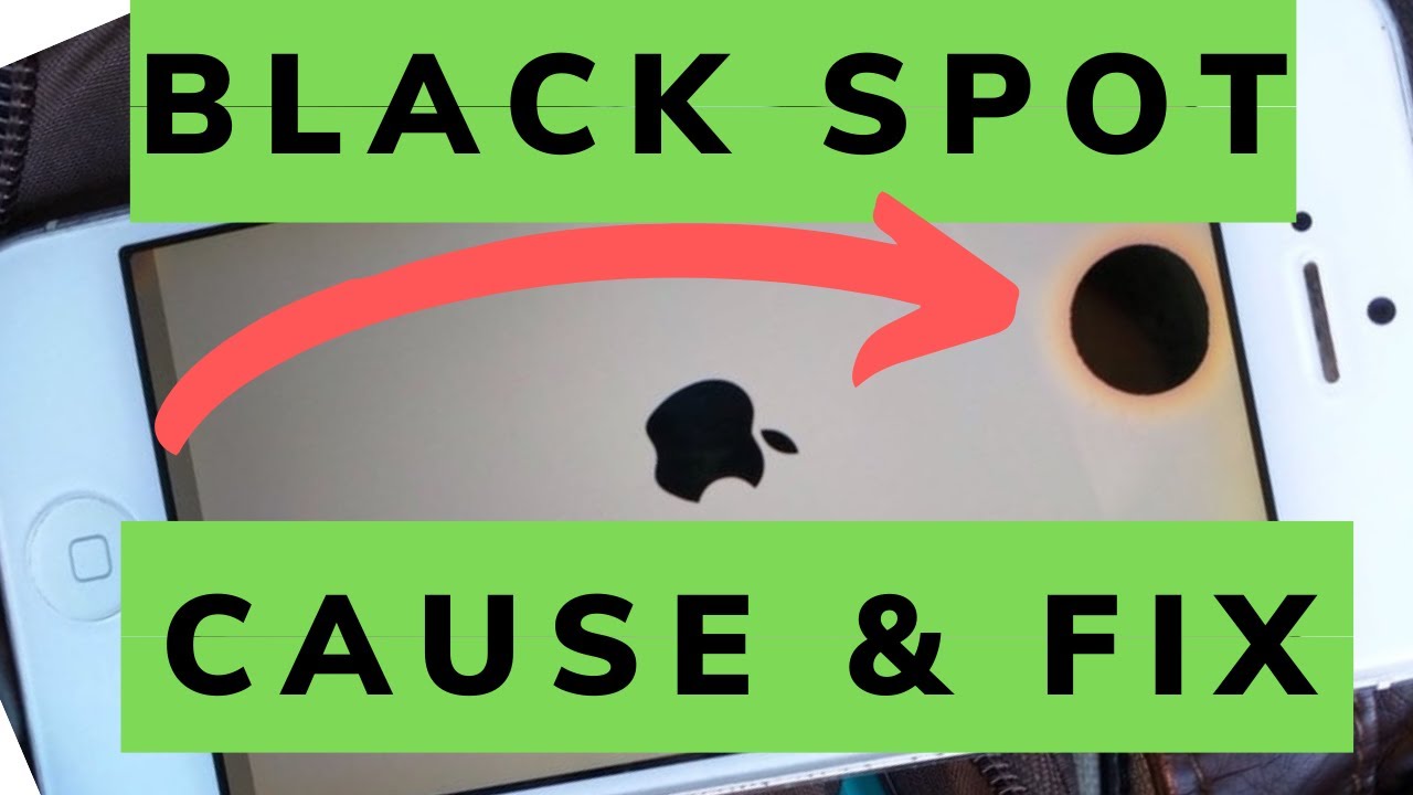 Black Spots on iPhone Screen