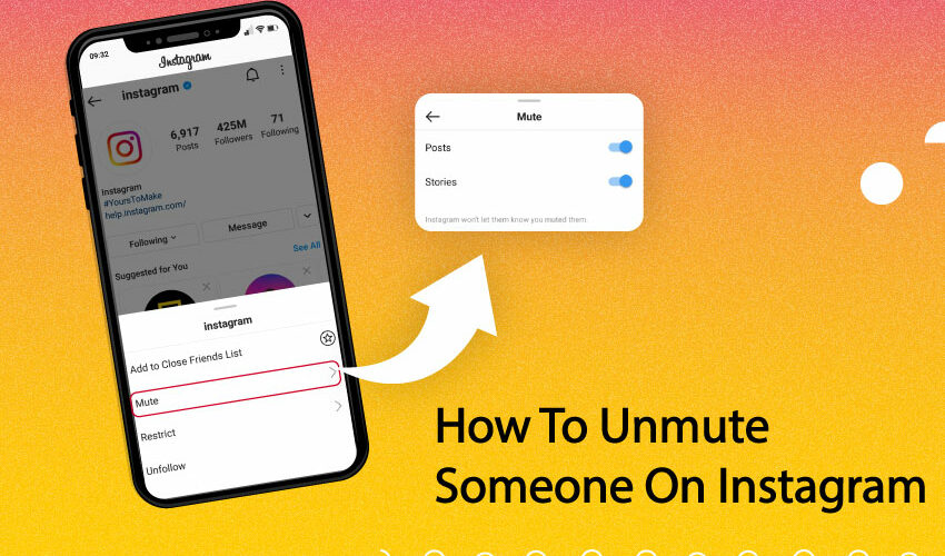 How to un mute someone on Instagram