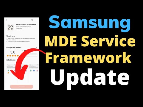 What is MDE Service Framework?