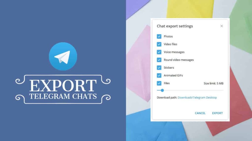 How to Export Backup Telegram Messages: Restore Chats