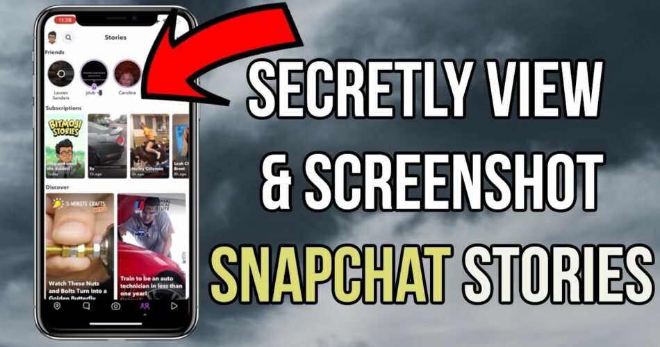 How to secretly save someone's Snapchat stories