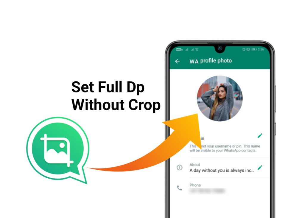 How to set WhatsApp DP without cropping